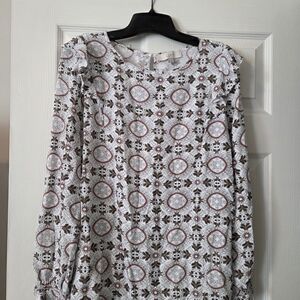 LOFT Multicolor Patterned Blouse